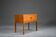 Table de chevet en teck n° 384 de style mid-century modern par Aksel Kjersgaard, Danemark, années 1960.
