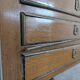 Louis XVI period mahogany gallery bedside table