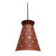 Mid-century perforated metal pendant lamp, 1960s, set of 3