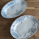 Rambouillet serving dishes from Lunéville factory