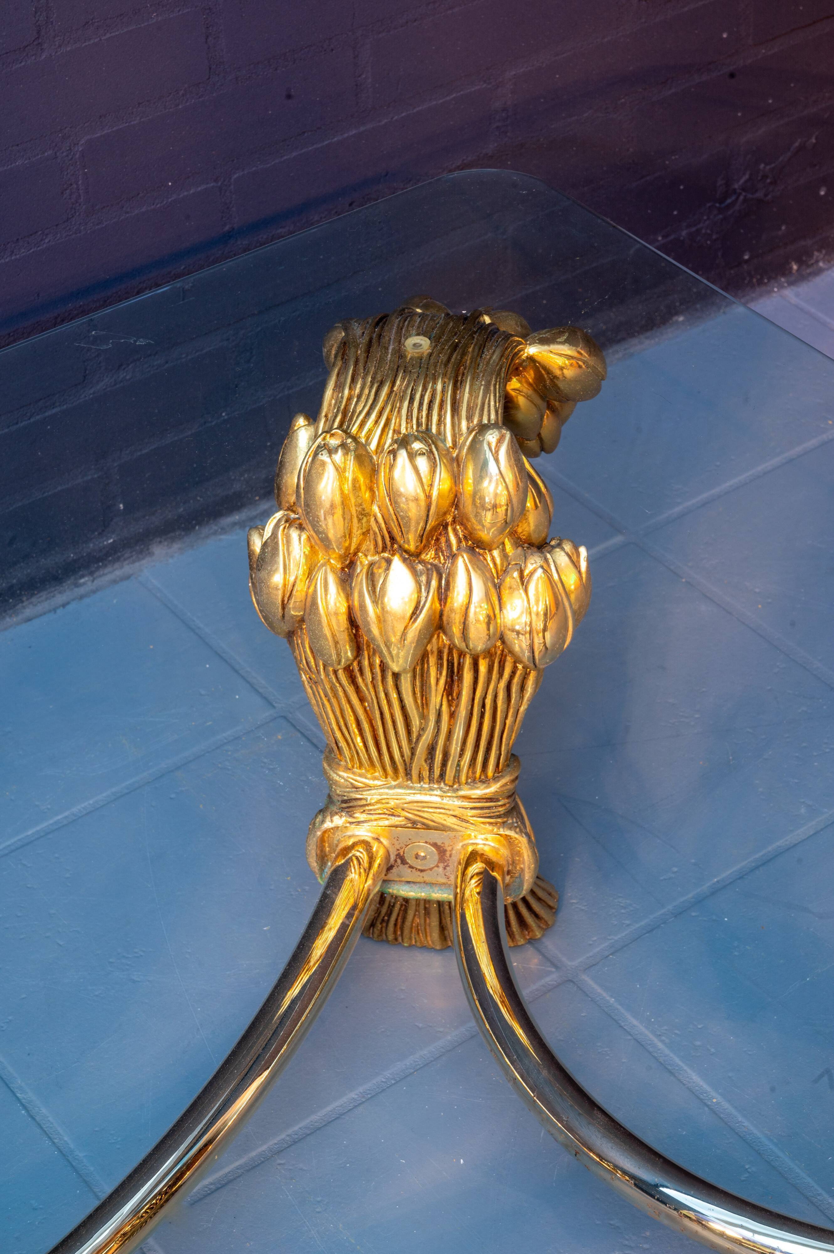 Vintage tulip coffee table, 1970