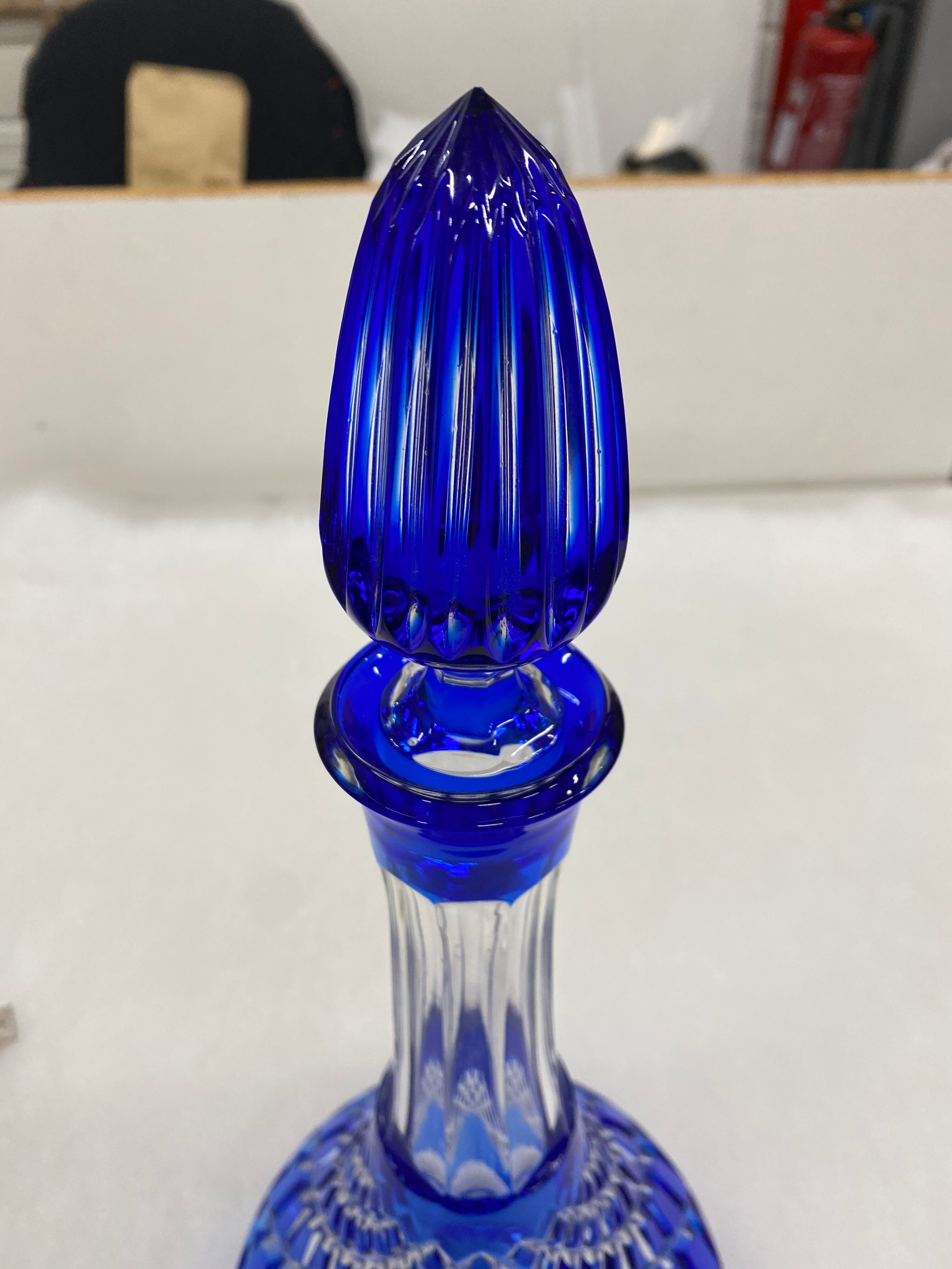 Bohemian crystal carafe
