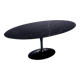 Saarinen & Knoll International: Tulip table, marble marquina and black rilsan