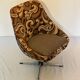 Mid century modern funky swivel chair