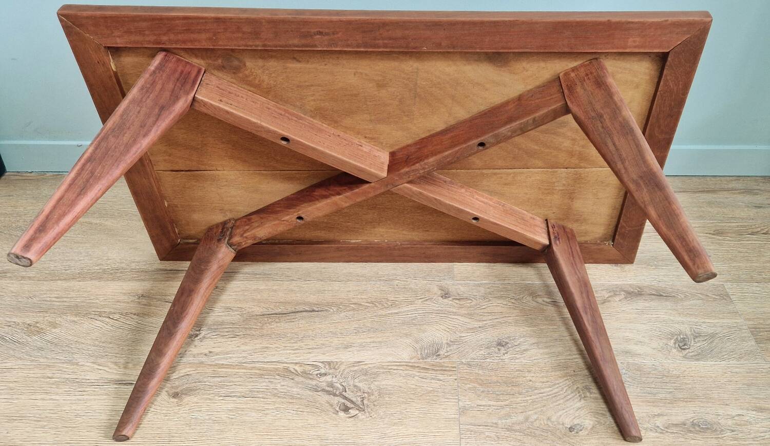 Scandinavian style coffee table from the 50s in rosewood