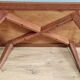 Table basse style scandinave années 50 palissandre