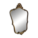 Antique large violin-shaped mirror in gilded wood, Rococo style, Louis XV (80x50 cm)