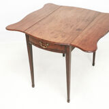Antique Mahogany Royal Crown Stamped Pembroke Table