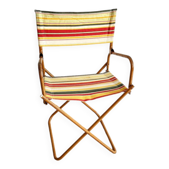 Chaise pliante de camping, années 1960
