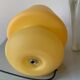 Vintage mushroom lamp in yellow glass habitat