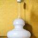 Suspension en verre opalin 1970's