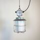Vintage Industrial Aluminium Lamp with Milk Glass, 1970s