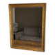 Golden mirror from the late 19th century with decoration. 100x80.