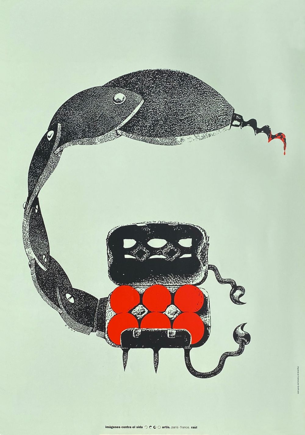 Poster 1995 Images against Aids