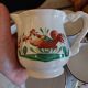 St Clement France earthenware cups, Le Cop decor
