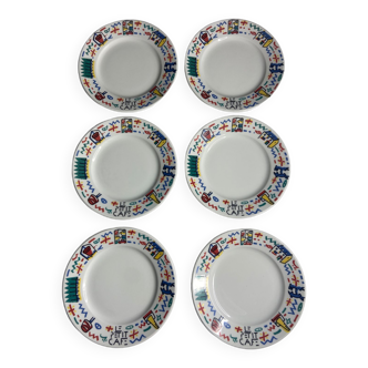 Assiette Cartier art contemporain François Boisrond