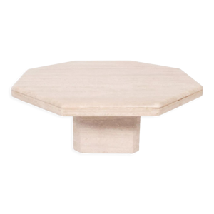 Table basse vintage octogonale