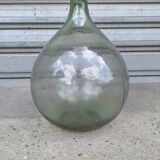 10 liter blown glass demijohn