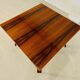 Vintage Danish mid-century rosewood coffee table