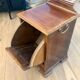 Edwardian furniture / Mahogany coal scuttle
