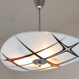 Mid-century Glass Pendant by  Napako,1970’s.