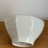 Vintage XXL bowl in speckled glazed stoneware 1980