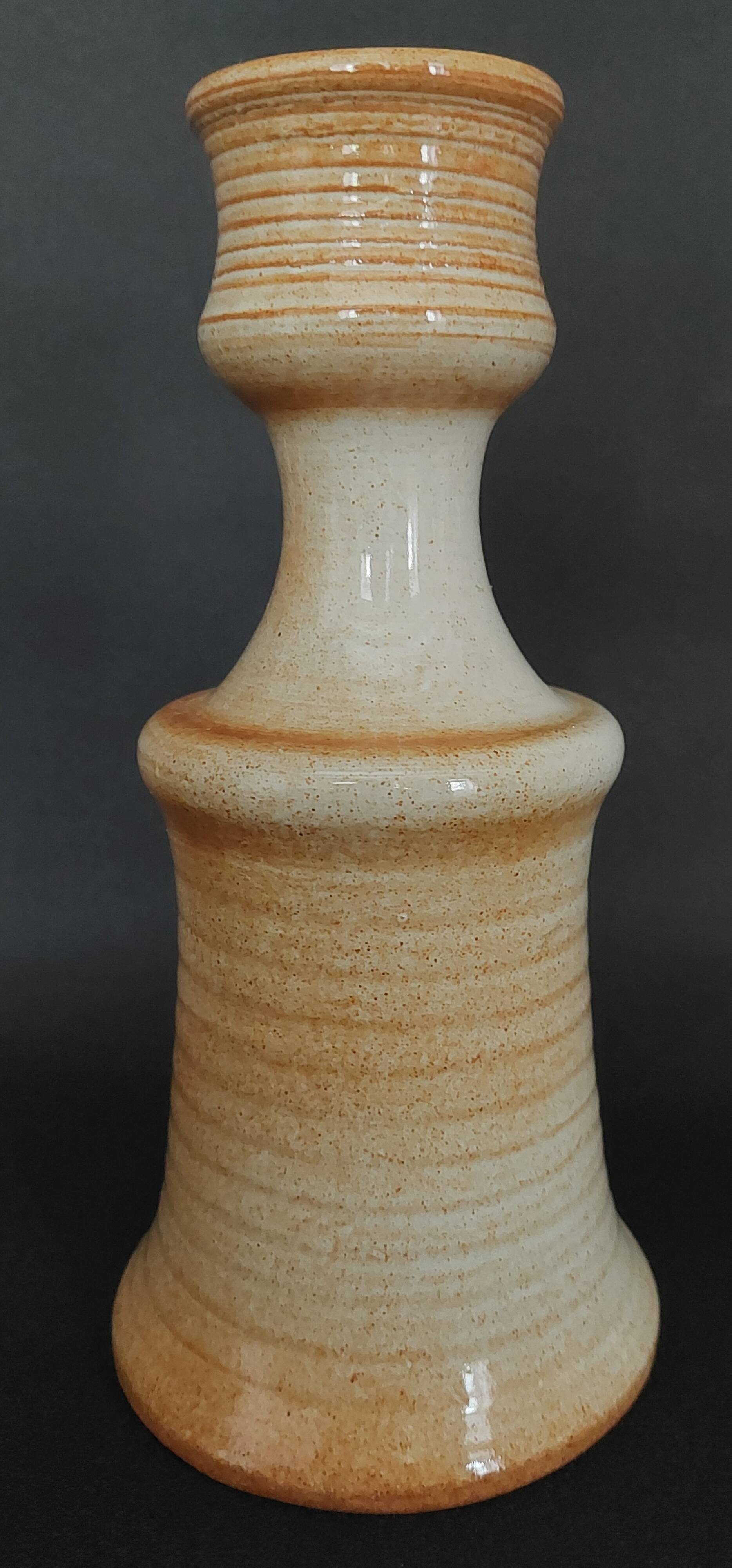 Vase en grès signé Montgolfier XXème