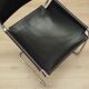 Leather chair, Italian design, 1970s, production: Italy