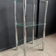 1970s chrome shelf