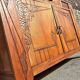 Buffet art déco plateau marbre, meuble vaisselier ancien