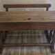 Authentic Double School Desk from the Early 20th Century (1900-1940) -