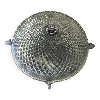 Large Diamond Glass Ceiling Light