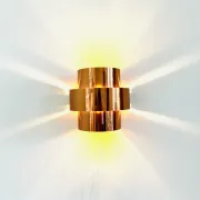 Brass Wall Lamp By Hans-Agne Jakobsson For Markaryd, Sweden, 1960S