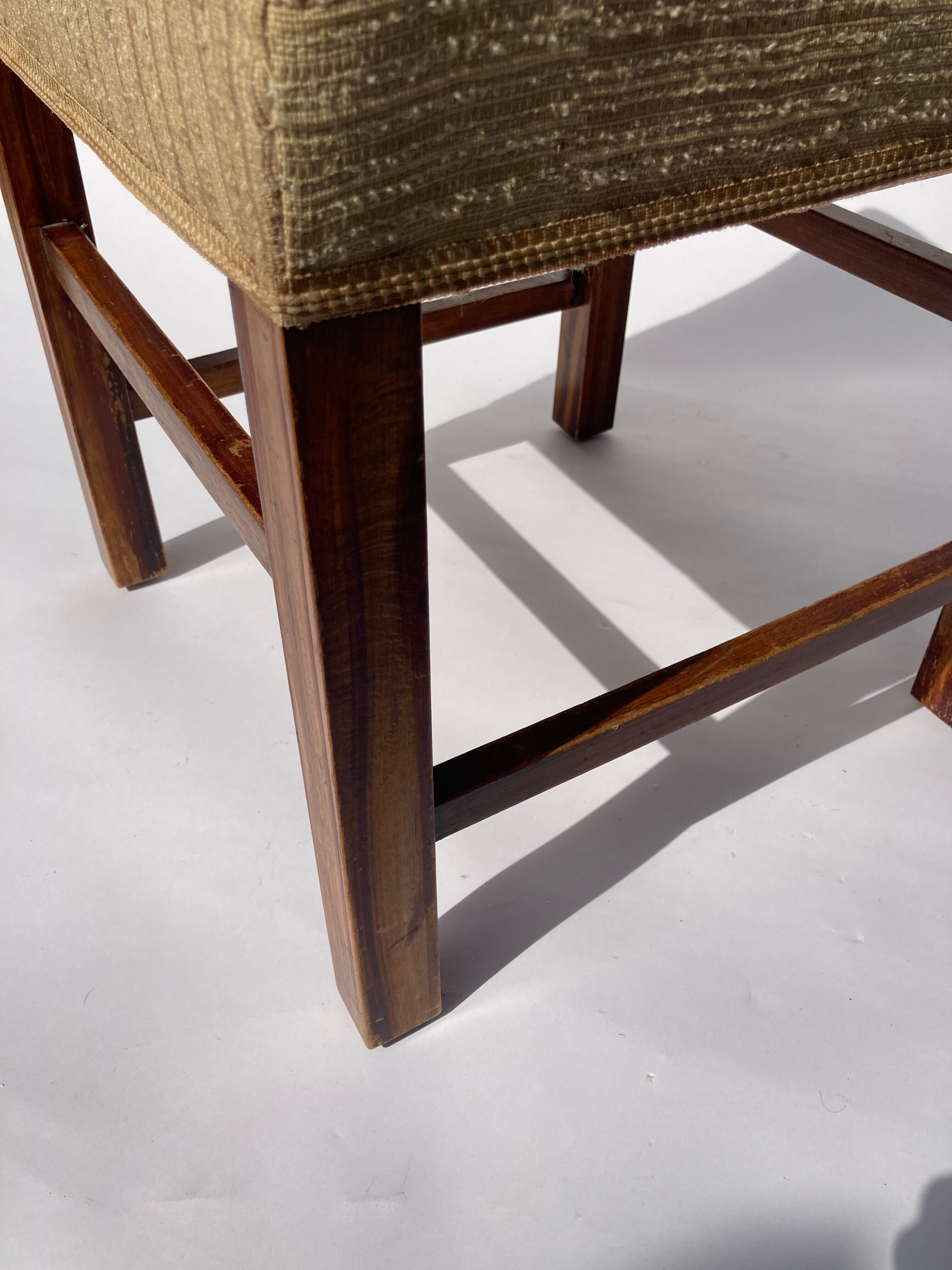 Classic Danish mahogany stool