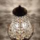 Lampe de table en cristal. Espagne, années 1970.