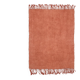 Kilim Turc Vintage Terracotta Uni, Tapis Naturel pour Salon et Chambre