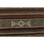 1970s Vintage Turkish Oushak Handmade Wool Cotton Orange Runner Rug 73x267