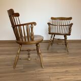 Pair of Windsor armchairs
