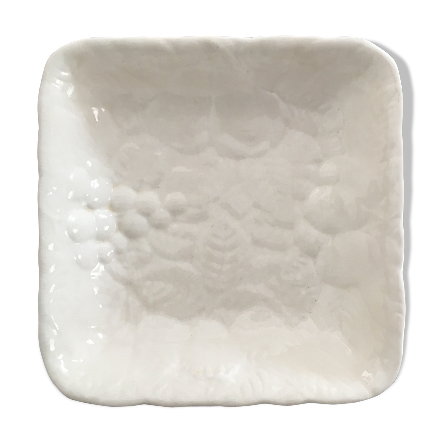 Sarreguemines square hollow dish