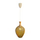 Amber glass vintage chandelier