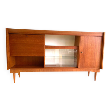 Vintage Scandinavian teak library