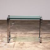 Peter Draenert Model 1022 Side table - Chrome & Glass, Germany 1960