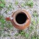Old Large Jug in Brown Glazed Stoneware H 42 cm