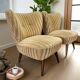 Set of 2 vintage cocktail chairs / single seats / armchairs