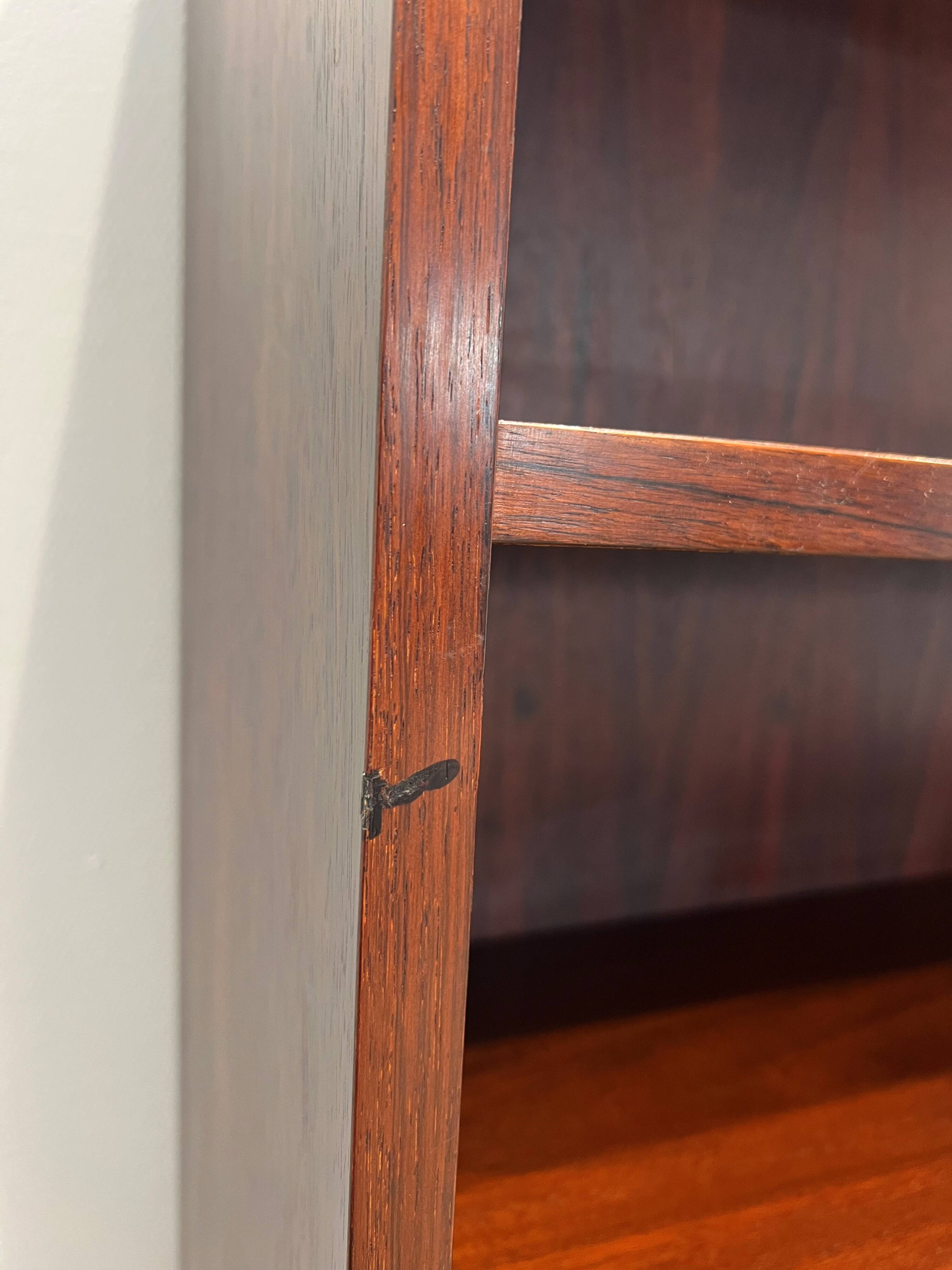 Scandinavian bookshelf made of Rio rosewood Denmark
