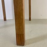 Dining table by Borge Mogensen in oak & teak
