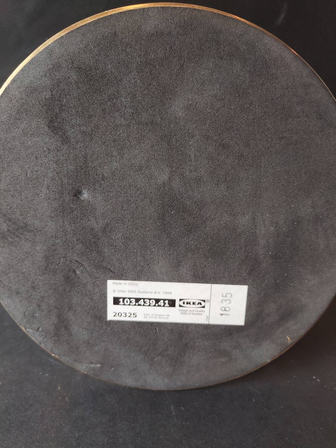 Vintage IKEA brass chandelier – 4 branches – 1990s