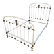 Antique wrought iron bed from the 1900s