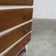 1960s chest of drawers with splayed legs and 4 drawers, refurbished