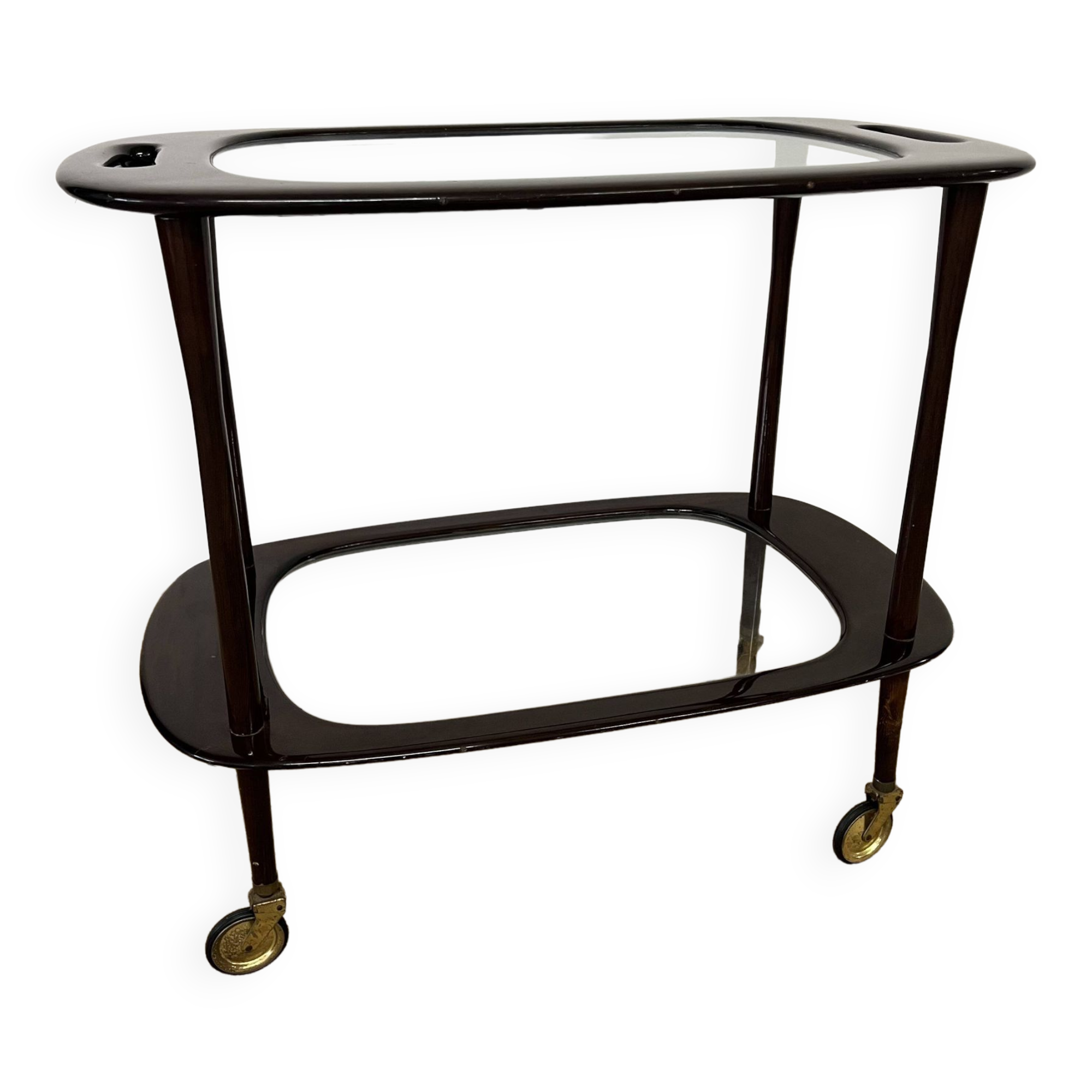 Italian service trolley or bar / Trolley on wheels from the 1950s